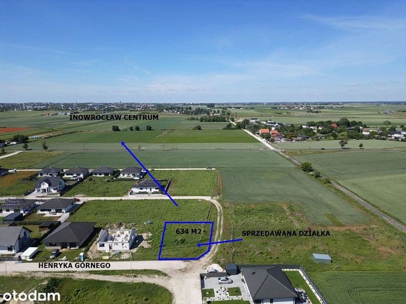 Atrakcyjna działka budowlana/634 m2/osiedle domków/MPZP-MN