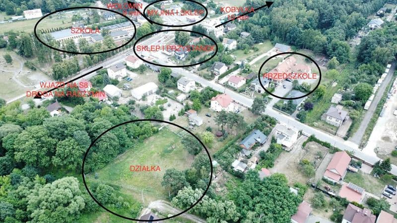 Sprzedaż działki Czarna gm Wołomin