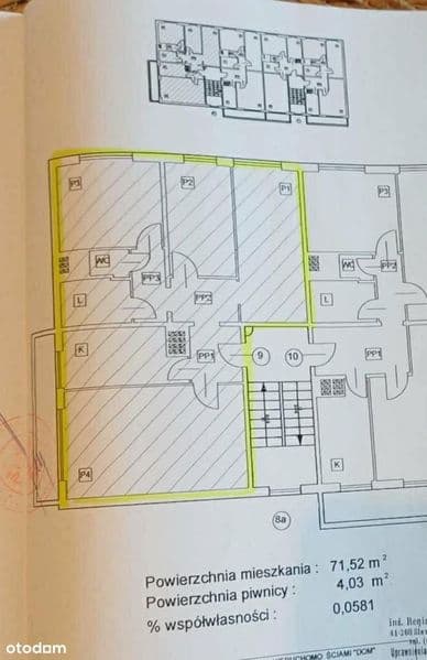 *REZERWACJA*Mieszkanie M-5 71.52m2 4 pokoje Halemba 2