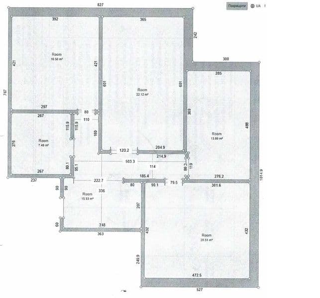 Квартира трикімнатна продаж 95 м2