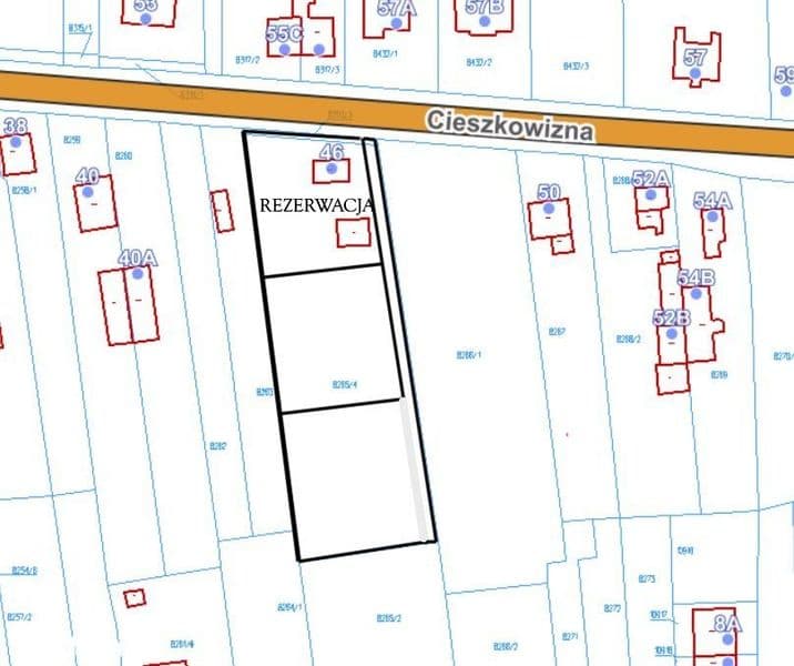 Działki Budowlano - Usługowe , Ul. Cieszkowizna , Łuków, Pow. 800 M²