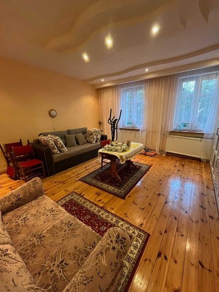 Sprzedam mieszkanie, wysoki parter, 2 pokoje, 58,5 m², niski czynsz + ogródek ROD