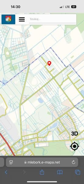 Sprzedam działkę budowlaną 1032 m2