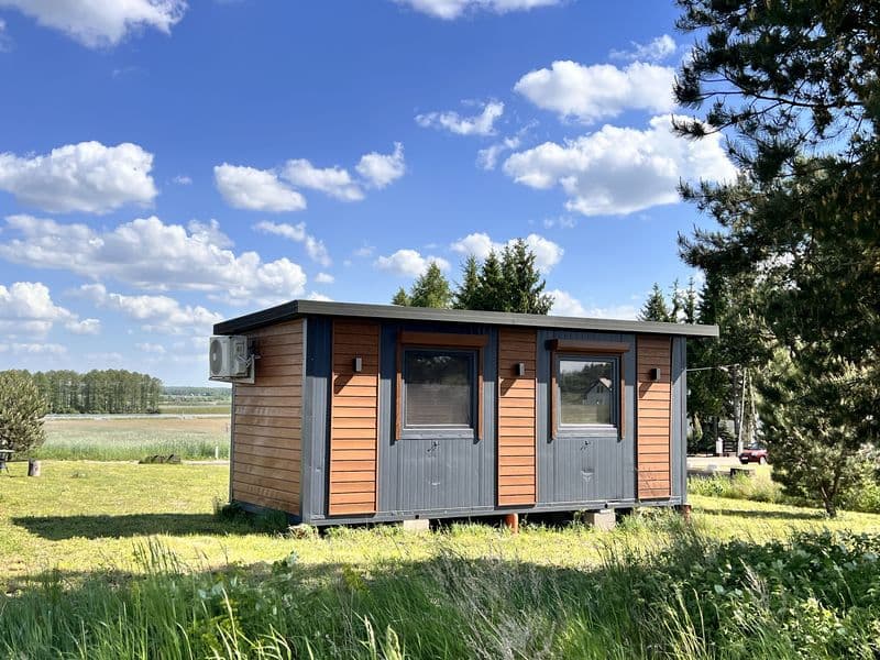 Wyposazony Domek Mobilny Całoroczny | Tiny House | Mobile Home /Klimatyzscja,ogrzewanie /TV / Kuchnia / media /wynajem / wiejski domek / wies