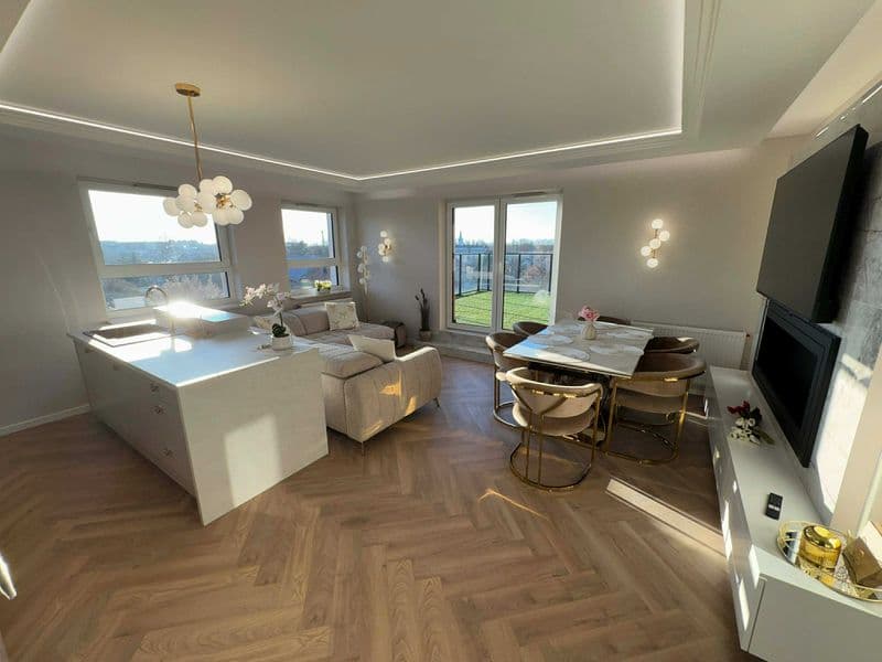 Luksusowy apartament z panoramicznym tarasem  90 m2  Bulwary Cetyńskie