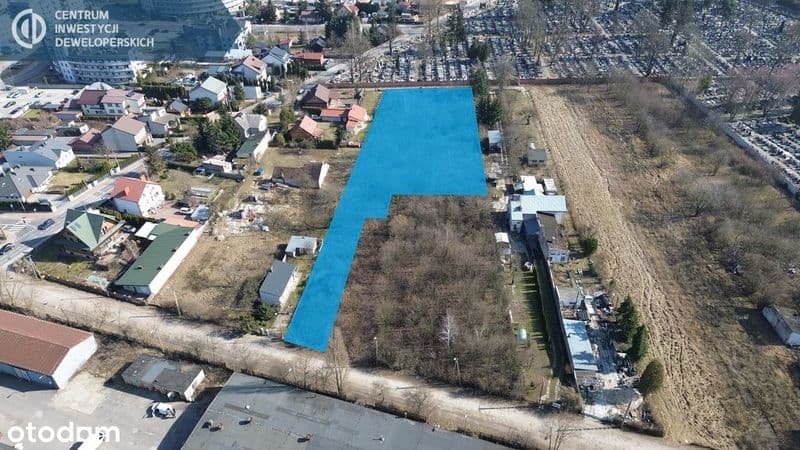 Działka mieszkaniowo usługowa pod miejscowym plane