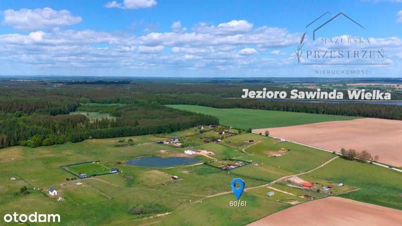 Działka z WZ na dom | Mazury | 3200 m²