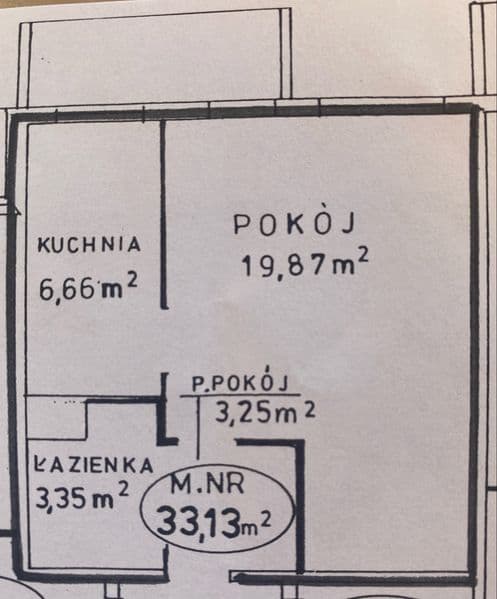 Mieszkanie 35m2 , Toruńska