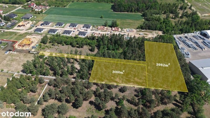 Działka leśna 3000 m² – Sochaczew, Wypalenisko
