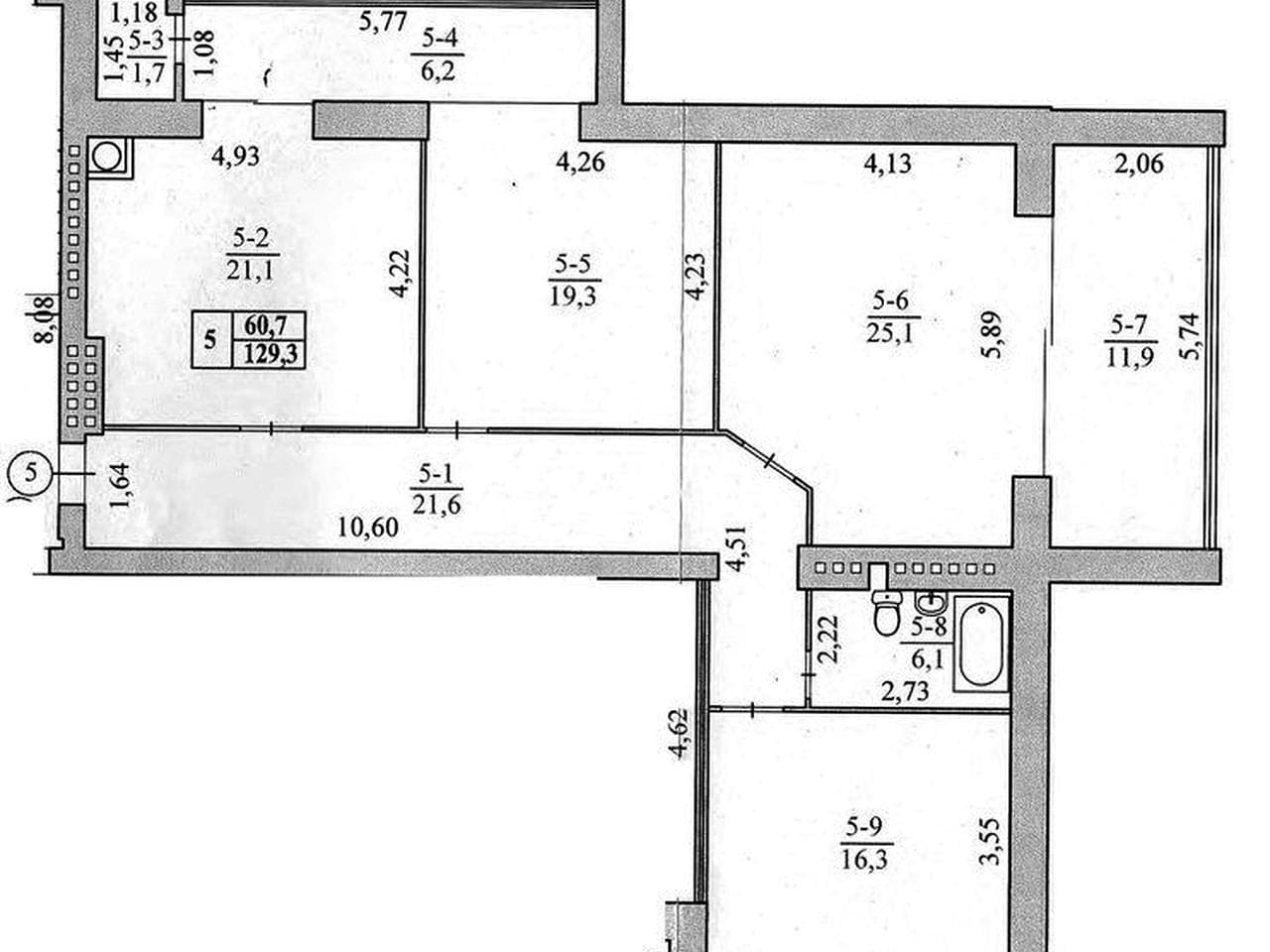 3-х кімнатна квартира в м. Трускавець ЖК 32-х квартирний житловий будинок