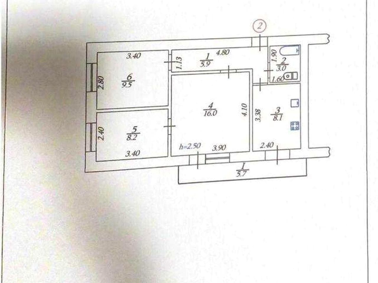 Продам трикімнатну квартиру