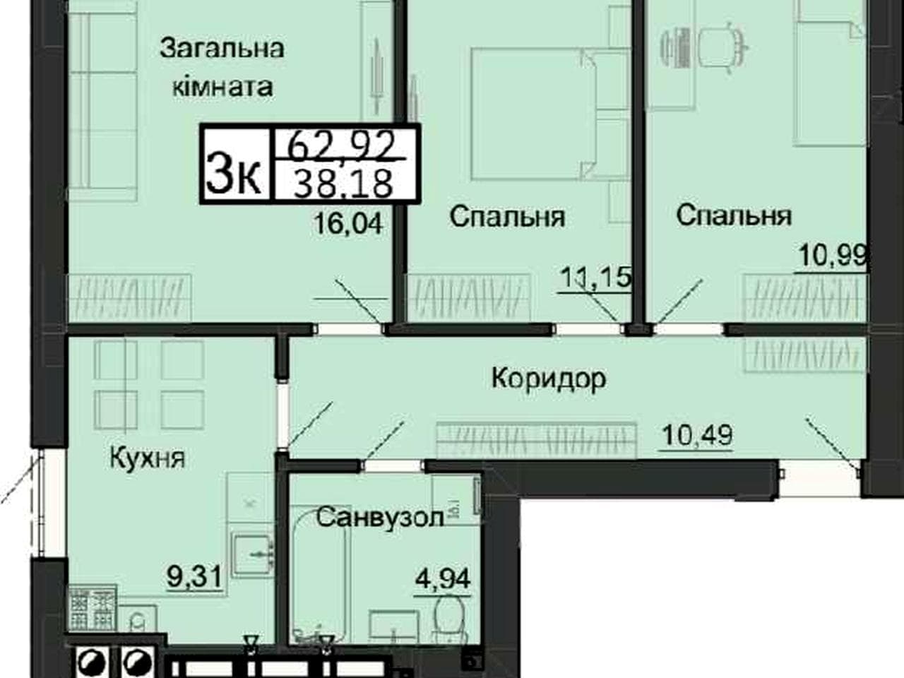 Продаж квартири у новобудові Кременець ЖК Манхеттен Сіті ЖК Манхеттен Сіті