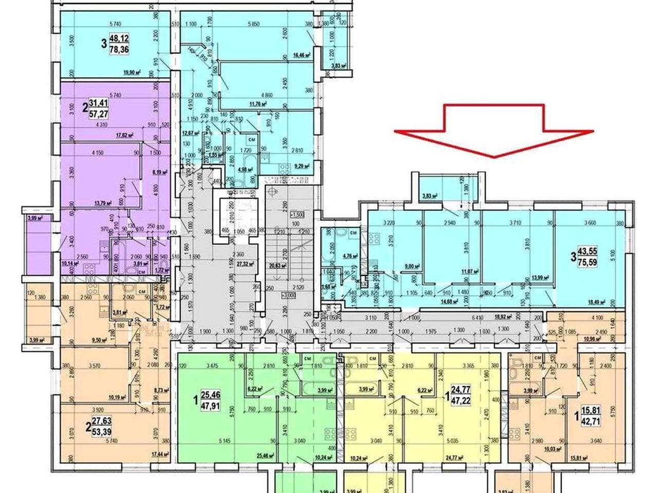 Продам 3-комн квартиру 76м2 в Новострое ЖК МИРА 4 MV ЖК МИРА 4