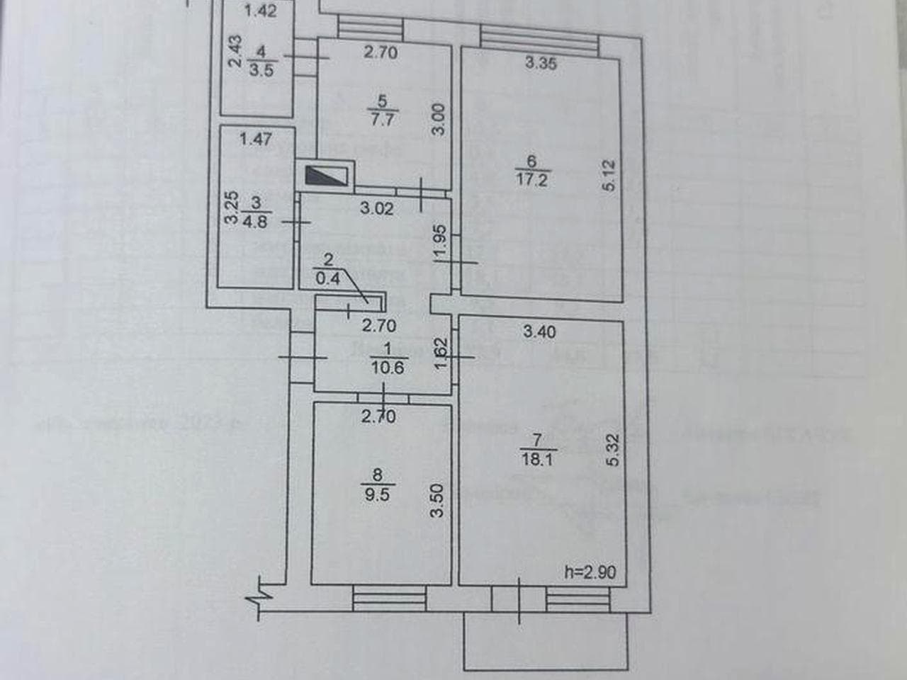 Простора 3-кімнатна квартира 73 м² | Зручне планування | м. Старокостянтинів