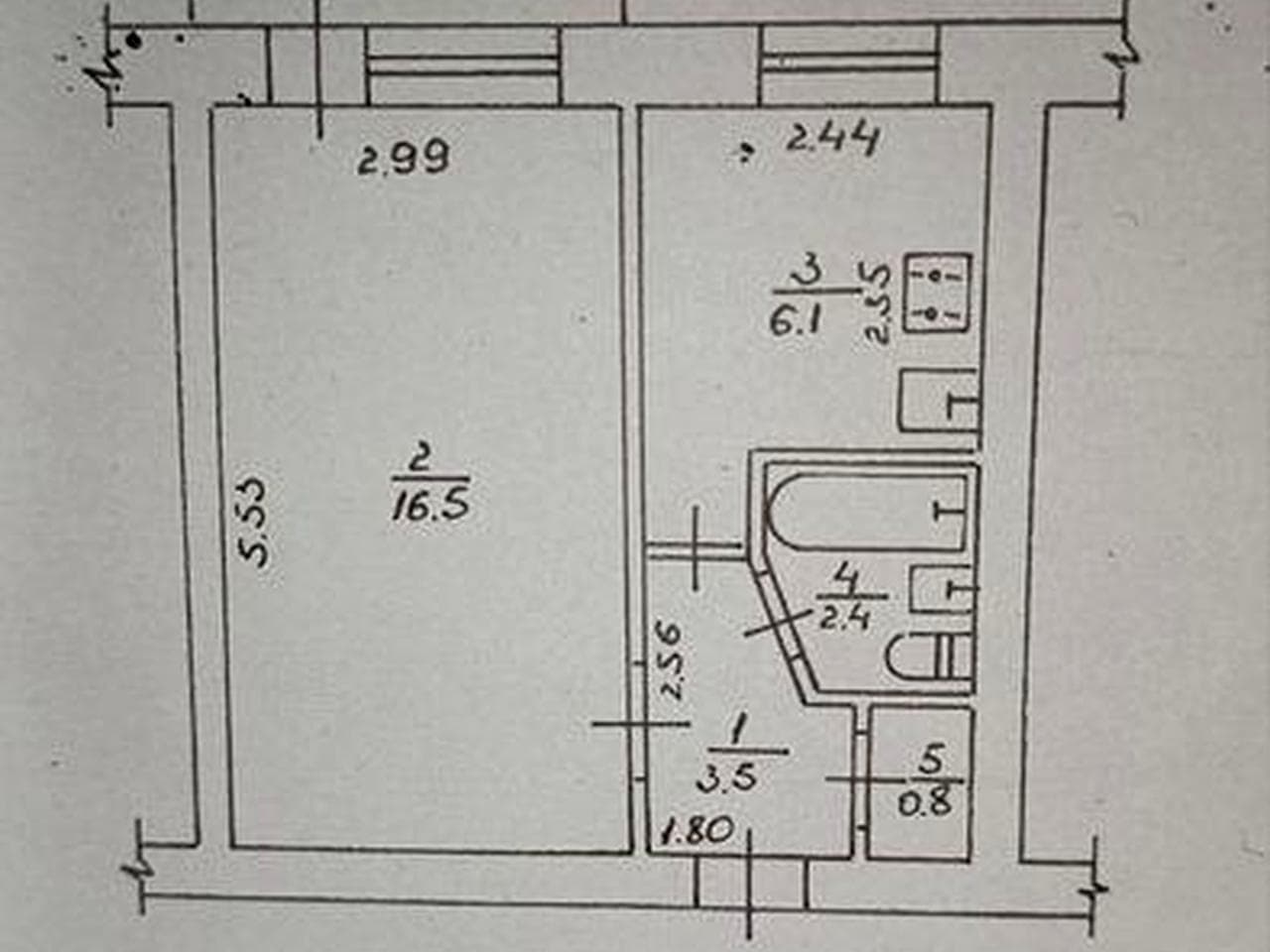 Продаж 1-кімнатної квартири в м. Калуш – під ремонт!