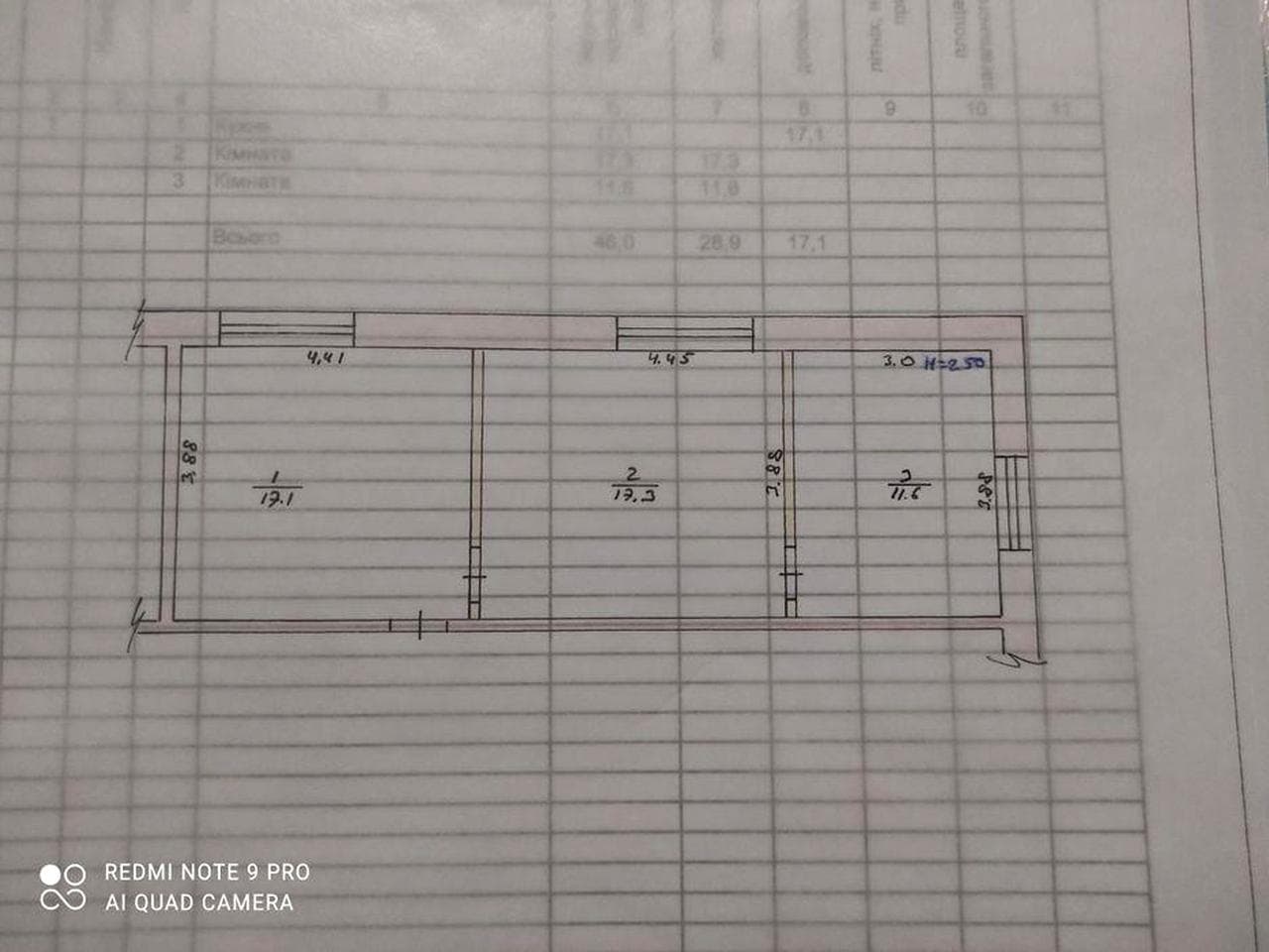 Продам 2 к. квартиру в м.Бахмач