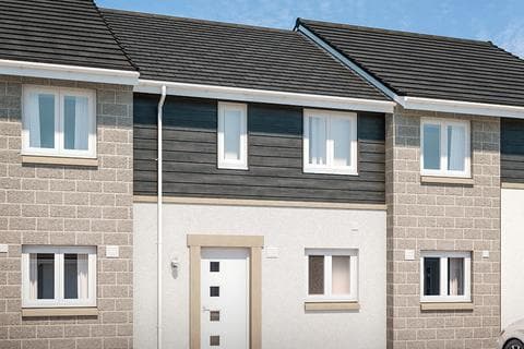 Terraced house - at Kinion Heights, Plot 47, Richard Synge Way AB21