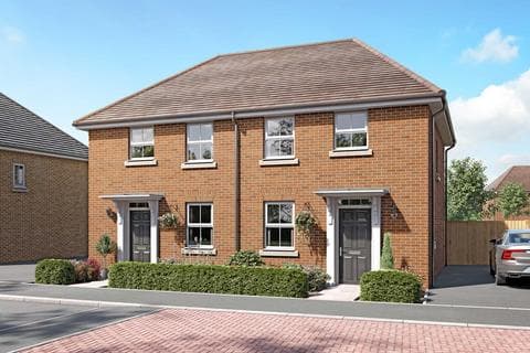 Semi-detached house - Ashdown at New Lubbesthorpe, LE19 Tweed Street, Lubbesthorpe, Leicester LE19