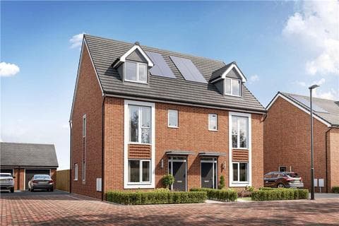 Semi-detached house - The Becket at Pear Tree Fields, Taylors Ln, Broomhall WR5