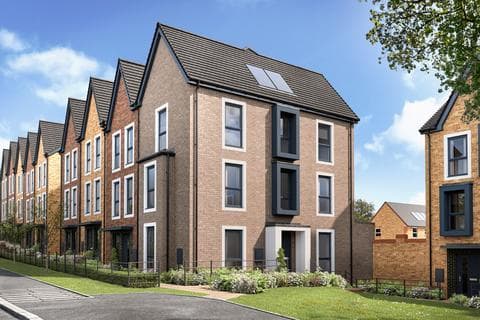 End of terrace house - PARKIN SPECIAL at David Wilson Homes at Afon Las @ Plasdŵr Llantrisant Road, Radyr, Cardiff CF5