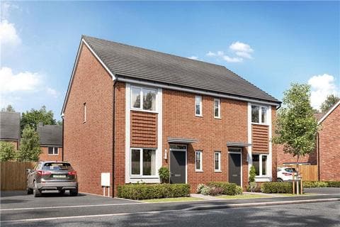 Semi-detached house - The Mirin at Pear Tree Fields, Taylors Ln, Broomhall WR5