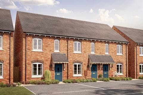 Terraced house - Plot 89, The Dudley 5th Edition at The Burrows, The Burrows, Dee Way LE19