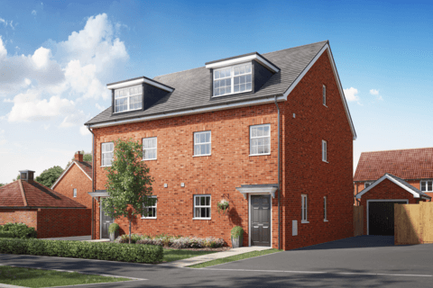 Semi-detached house - Plot 222, The Cyprus at The Oaks, NR13, Tillett Way NR13