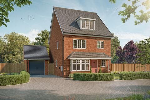 Detached house - Plot 77, The Willow at Elgar Park, Martley Road WR2
