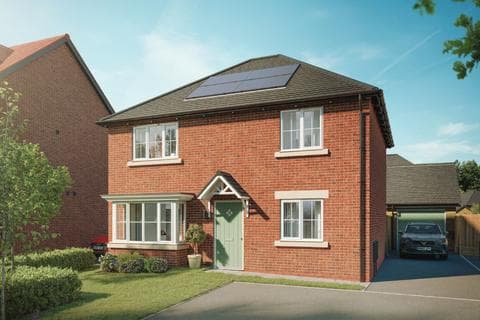 Detached house - Plot 64, The Lavender at Radley Woods at Peel Hall Garden Village, Ballater Drive WA2