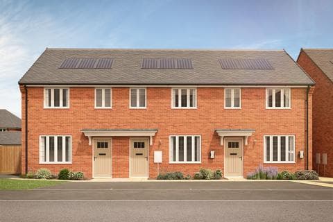 Terraced house - Plot 397, The Oahstone at Elgar Park, Martley Road, Lower Broadheath WR2