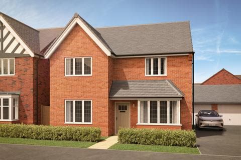 Detached house - Plot 497, The Harwood at Elgar Park, Martley Road, Lower Broadheath WR2