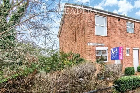 End of terrace house - Canterbury Place, Norwich