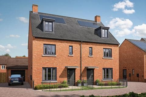 Semi-detached house - Plot 324, The Whinfell at Harlestone Grange, Hanafey Way NN5