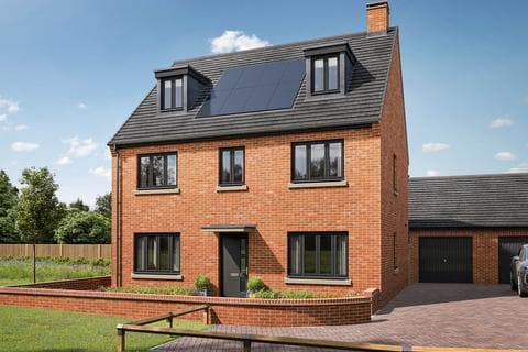 Detached house - Plot 326, The Brightstone at Harlestone Grange, Hanafey Way NN5