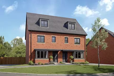 Semi-detached house - Plot 39, The Willow at Priory Meadows, Hempsted Lane GL2