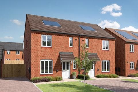 Semi-detached house - Plot 300, The Danbury at Harlestone Grange, Hanafey Way NN5