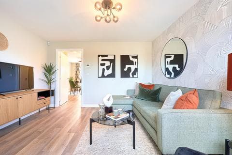 Semi-detached house - Plot 444, The Addison at Clover View, Boulton Moor, Derby, Clover View DE24