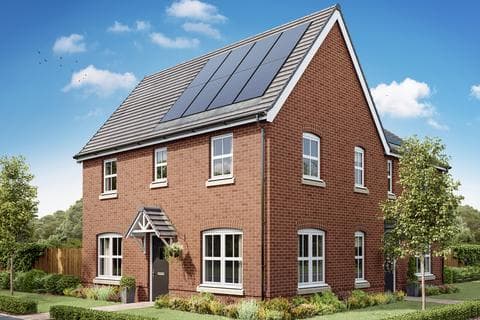 Semi-detached house - Plot 432, The Deepdale at Hampton Green, Chamberhouse Crescent PE7