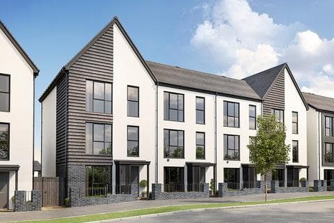 Semi-detached house - Plot 634, The Wagtail at Countryside Homes @ Sherford, Countryside Homes @ Sherford PL9