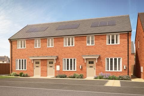 Terraced house - Plot 398, The Oahstone at Elgar Park, Martley Road, Lower Broadheath WR2