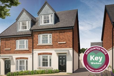 Semi-detached house - Plot 1203, The Tulip at Linden Homes at Sherford, 116 Hercules Road PL9