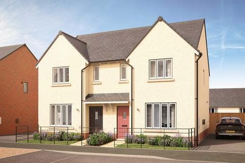 Semi-detached house - Plot 375, The Kane at Seabrook Orchards, Dart Avenue EX2