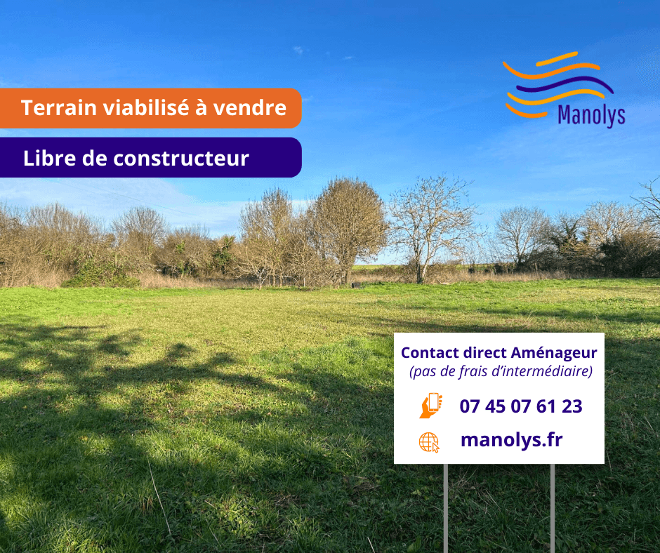Terrain à vendre proche de La Rochelle