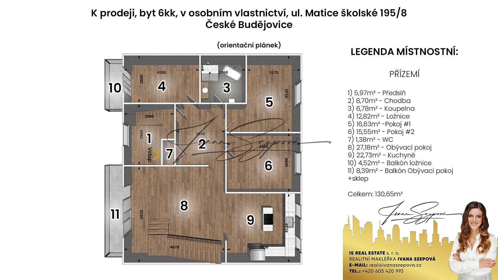 6 rooms, 177.0 m² in Ceske Budejovice