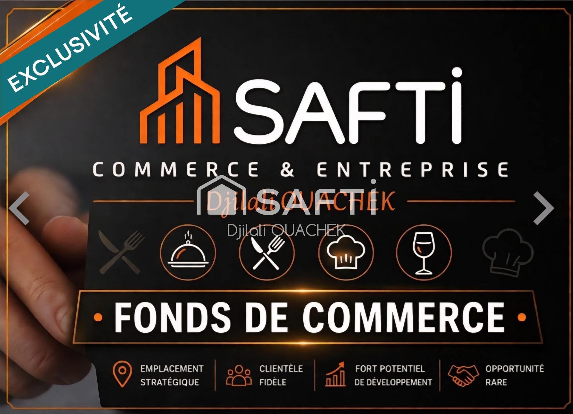 Fonds de commerce Restaurant de 80 m²