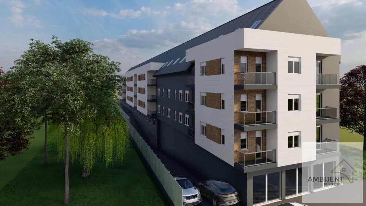 Troiposoban stan u izgradnji u Novim Banovcima, 76 m2