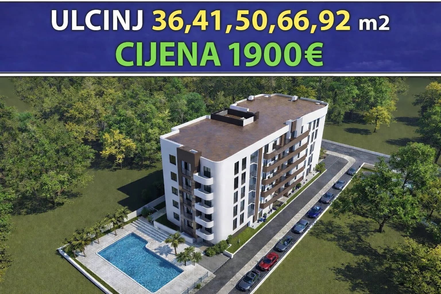 Prodaja, Stan, 45m2, Velika Plaža, Ulcinj