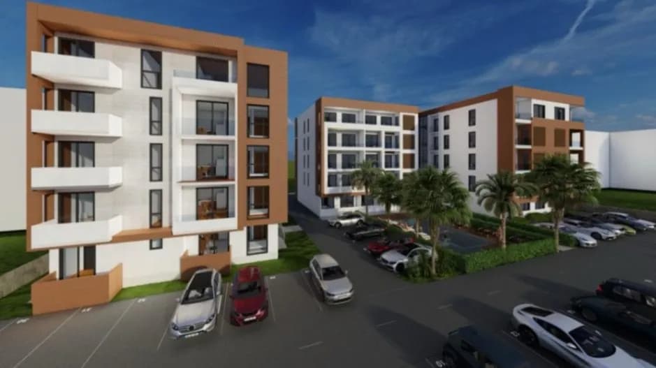 Prodaje se jednosoban stan u izgradnji, Ulcinjsko polje, 44m2, 71.500eur