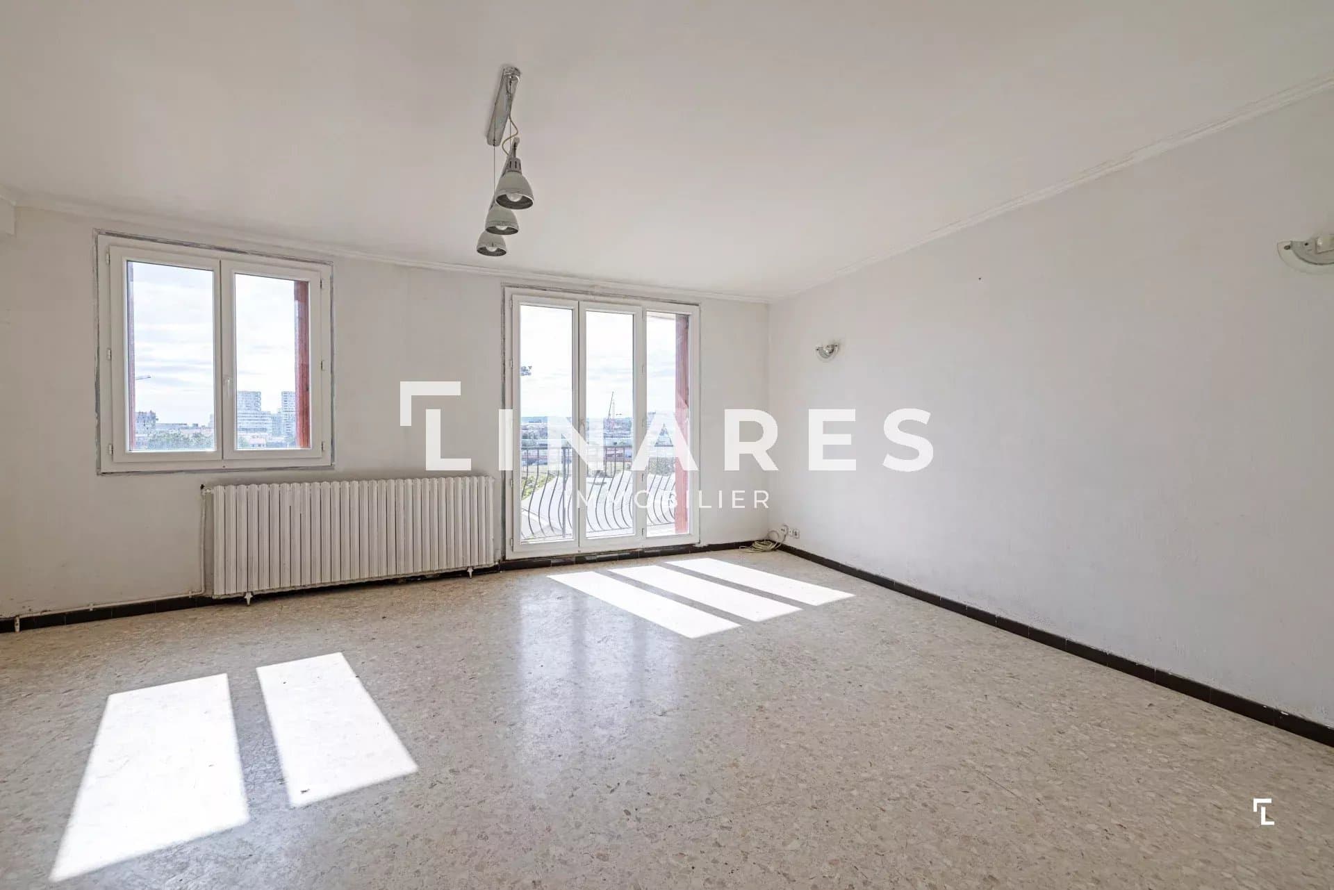 SOLEIL & ESPACE - Appartement T3 de 72m2 - Balcons-Cave-13014