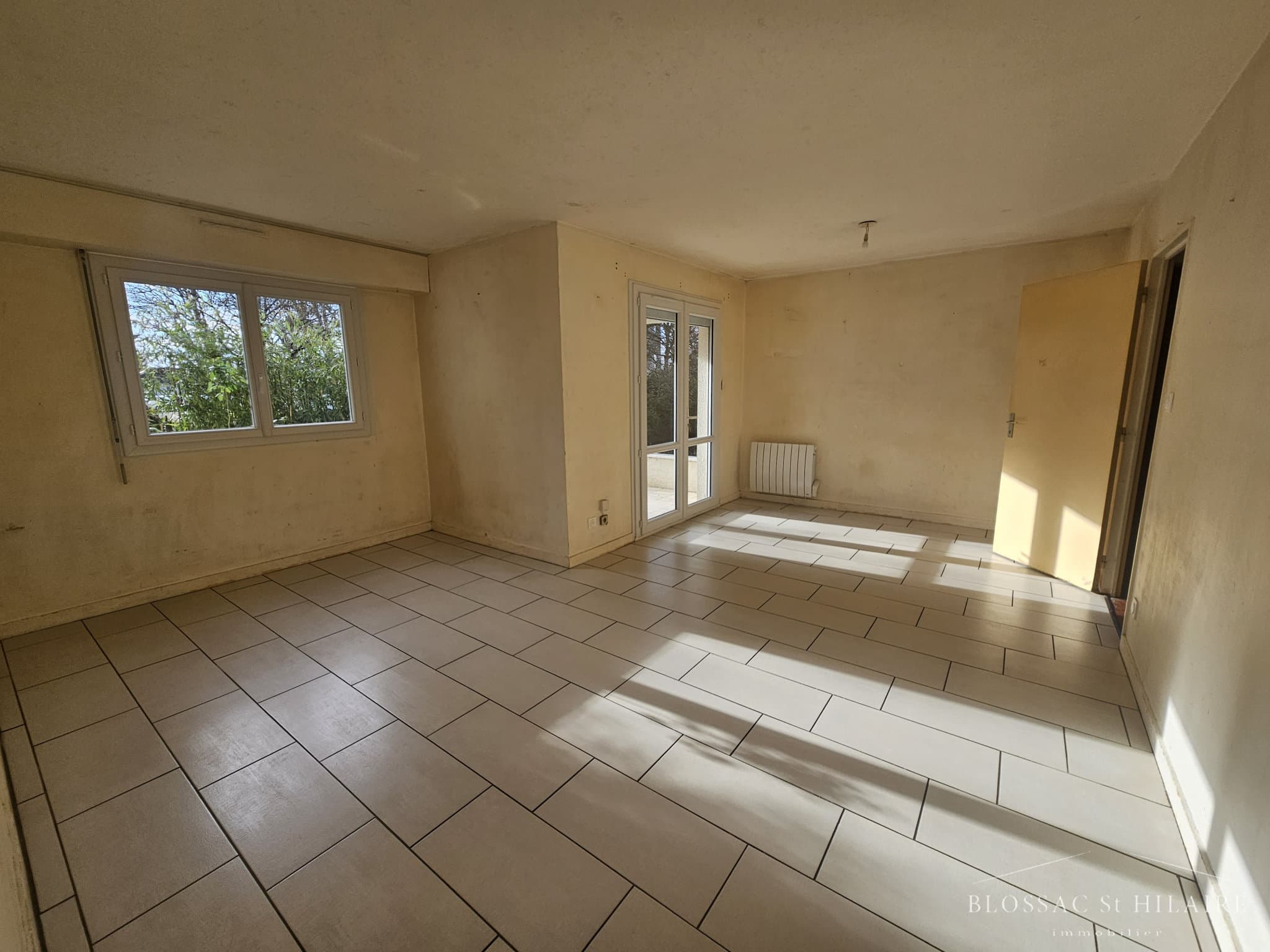 POITIERS CAMPUS, appartement T3 avec jardin et garage.